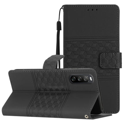 Diamond Embossed Skin Feel Leather Phone Case with Lanyard, For Sony Xperia 10 V 2023, For TCL 40 SE, For TCL 403, For TCL 405 / 406 / 408