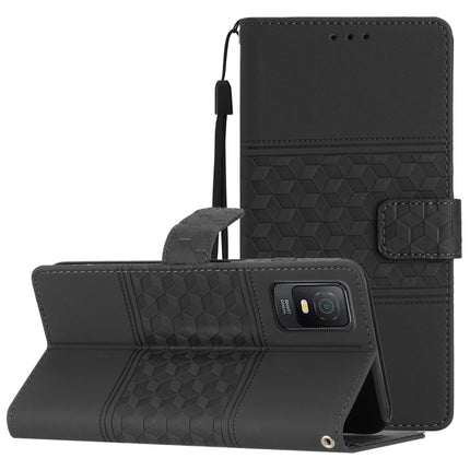 Diamond Embossed Skin Feel Leather Phone Case with Lanyard, For Sony Xperia 10 V 2023, For TCL 40 SE, For TCL 403, For TCL 405 / 406 / 408