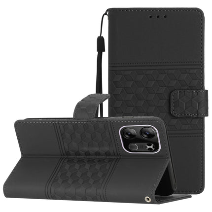 Diamond Embossed Skin Feel Leather Phone Case with Lanyard, For Tecno Pop 7 Pro, For Tecno Spark Go 2023, For Xiaomi 13, For Xiaomi 13 Pro