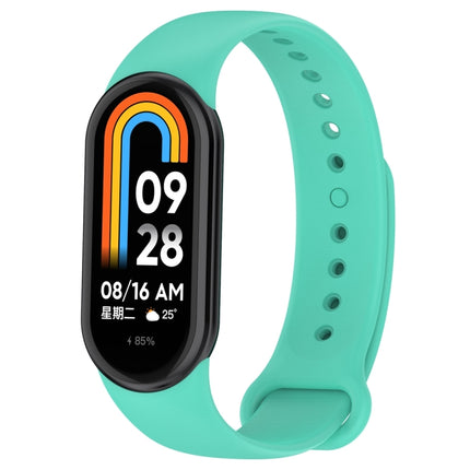 Solid Color Silicone Plug Replacement Watch Band, For Xiaomi Mi Band 8