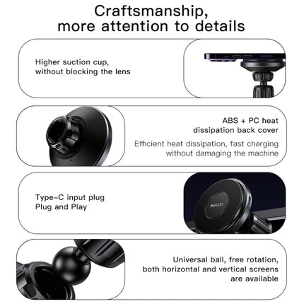 Yesido C190 15W Magsafe Magnetic Car Air Vent Wireless Charger