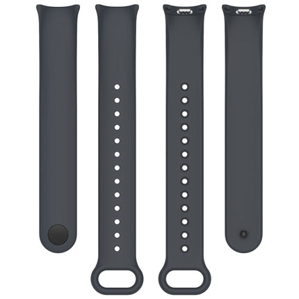 Solid Color Stainless Steel Plug Replacement Watch Band, For Xiaomi Mi Band 8