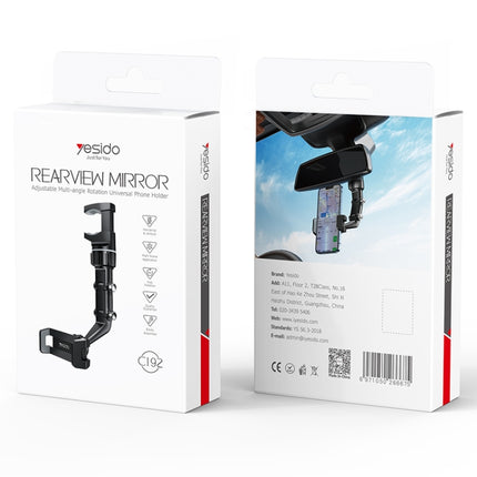 Yesido C192 Car Rearview Mirror Using Phone Holder, C192