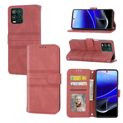 Embossed Stripes Skin Feel Leather Phone Case, For Motorola Moto G Play 5G, For Motorola Moto G Stylus 5G 2023, For Xiaomi Redmi Note 12 5G Global, For Xiaomi Redmi Note 12 Pro 5G Global