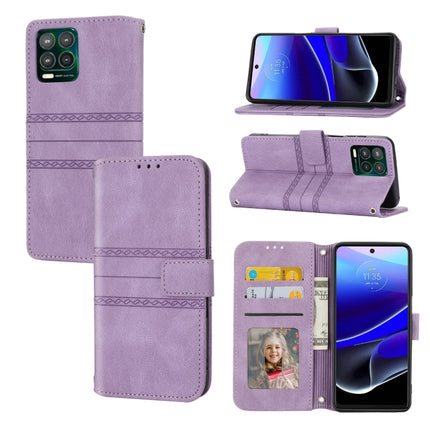 Embossed Stripes Skin Feel Leather Phone Case, For Motorola Moto G Play 5G, For Motorola Moto G Stylus 5G 2023, For Xiaomi Redmi Note 12 5G Global, For Xiaomi Redmi Note 12 Pro 5G Global