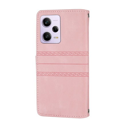 Embossed Stripes Skin Feel Leather Phone Case, For Redmi Note 12 Pro+ 5G Global, For Xiaomi Redmi Note 12 4G Global, For Xiaomi Redmi 12C, For Samsung Galaxy S23 5G