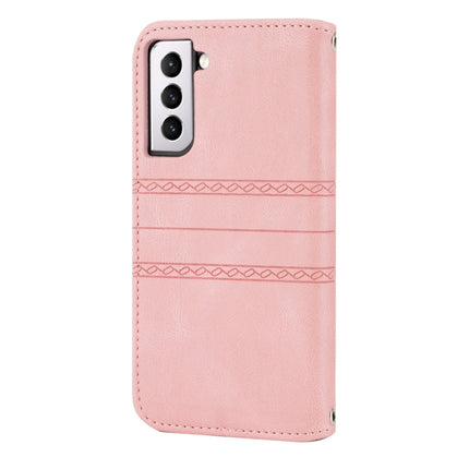 Embossed Stripes Skin Feel Leather Phone Case, For Samsung Galaxy S23+ 5G, For Samsung Galaxy S23 Ultra 5G, For Samsung Galaxy A14 5G, For Samsung Galaxy A34 5G