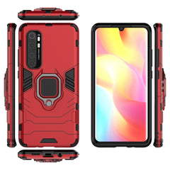 PC + TPU Anti-fall Protective Case with Ring Holder, For Xiaomi Mi Note 10 Lite