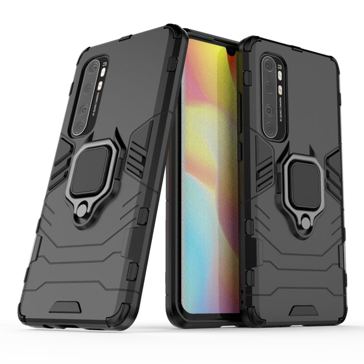 PC + TPU Anti-fall Protective Case with Ring Holder, For Xiaomi Mi Note 10 Lite