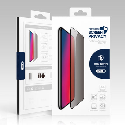 5pcs DUX DUCIS 0.33mm 9H High Aluminum Anti-spy HD Tempered Glass Film, For iPhone 13 mini, For iPhone 12 / 12 Pro, For iPhone 12 mini, For iPhone 12 Pro Max, For iPhone SE 2022 / 2020 / 7 / 8, For iPhone 7 Plus / 8 Plus, For iPhone 6 Plus / 6s Plus   ...