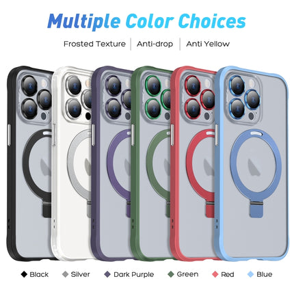 Metal Eyes Series MagSafe Magnetic Holder Phone Case, For iPhone 11 Pro Max, For iPhone 13, For iPhone 13 Pro Max