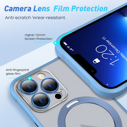 Metal Eyes Series MagSafe Magnetic Holder Phone Case, For iPhone 11 Pro Max, For iPhone 13, For iPhone 13 Pro Max