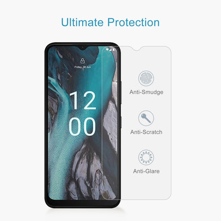 50pcs 0.26mm 9H 2.5D Tempered Glass Film, For Nokia C22 (50 PCS), For Honor 8A Prime (50 PCS)