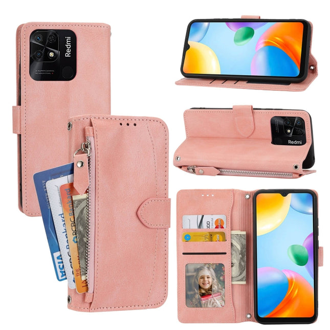 Oil Skin Zipper Wallet Leather Phone Case, For Xiaomi Redmi 12C, For Samsung Galaxy S23 5G, For Samsung Galaxy S23+ 5G, For Samsung Galaxy S23 Ultra 5G