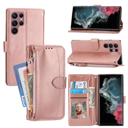Oil Skin Zipper Wallet Leather Phone Case, For Xiaomi Redmi 12C, For Samsung Galaxy S23 5G, For Samsung Galaxy S23+ 5G, For Samsung Galaxy S23 Ultra 5G