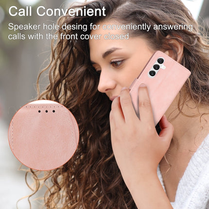 Oil Skin Zipper Wallet Leather Phone Case, For Samsung Galaxy A14 5G, For Samsung Galaxy A34 5G, For Samsung Galaxy A54 5G