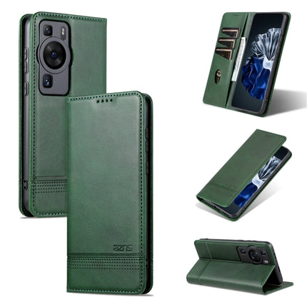 AZNS Magnetic Calf Texture Flip Leather Phone Case, For Huawei P60 / P60 Pro, For Honor X5