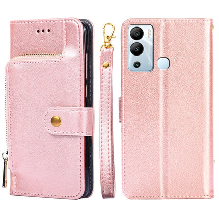 Zipper Bag Leather Phone Case, For Infinix Hot 12 Pro, For Infinix Hot 12i, For Infinix Hot 20i, For Infinix Note 11, For Infinix Smart 7, For Infinix Zero 20