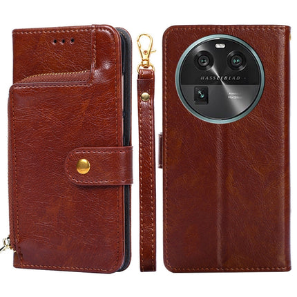 Zipper Bag Leather Phone Case, For Motorola Moto G Power 2023, For OPPO Find X6 5G, For OPPO Find X6 Pro 5G, For Realme C55 4G, For Realme GT Neo5, For Realme V30 5G / V30T