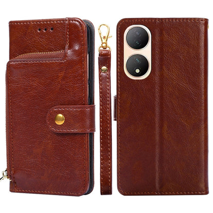 Zipper Bag Leather Phone Case, For Tecno Camon 19 / 19 Pro, For Tecno Pop 6 Pro, For Tecno Pova 4 Pro, For vivo S16e, For vivo Y100 5G, For Xiaomi Redmi Note 12 4G Global
