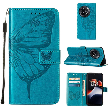 Embossed Butterfly Leather Phone Case, For OnePlus Ace 2 5G / 11R 5G, For Motorola Moto G Stylus 5G 2023, For Realme 10 4G