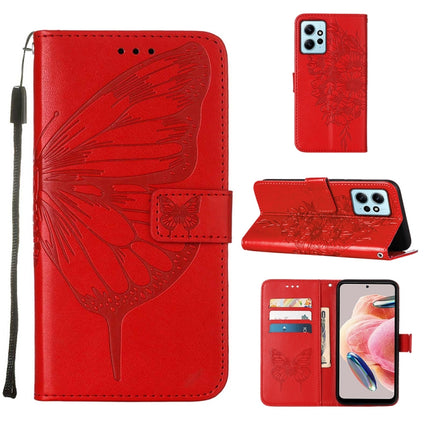 Embossed Butterfly Leather Phone Case, For Realme GT Neo 5 5G / GT3, For OPPO A1 Pro / Reno8 T 5G, For Xiaomi Redmi Note 12 4G Global