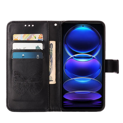 Embossed Butterfly Leather Phone Case, For Xiaomi Redmi Note 12 Pro+ 5G / Note 12 Explorer, For Xiaomi Redmi Note 12 Pro+ 5G, For Xiaomi 13, For Xiaomi 13 Lite 5G