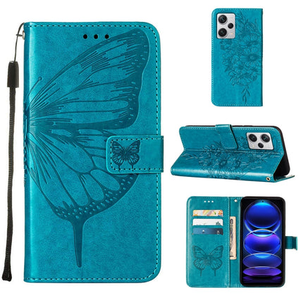 Embossed Butterfly Leather Phone Case, For Xiaomi Redmi Note 12 Pro+ 5G / Note 12 Explorer, For Xiaomi Redmi Note 12 Pro+ 5G, For Xiaomi 13, For Xiaomi 13 Lite 5G