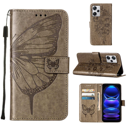 Embossed Butterfly Leather Phone Case, For Xiaomi Redmi Note 12 Pro+ 5G / Note 12 Explorer, For Xiaomi Redmi Note 12 Pro+ 5G, For Xiaomi 13, For Xiaomi 13 Lite 5G