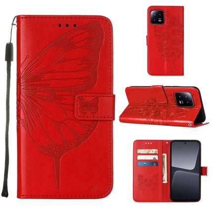 Embossed Butterfly Leather Phone Case, For Xiaomi Redmi Note 12 Pro+ 5G / Note 12 Explorer, For Xiaomi Redmi Note 12 Pro+ 5G, For Xiaomi 13, For Xiaomi 13 Lite 5G