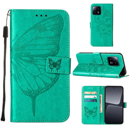 Embossed Butterfly Leather Phone Case, For Xiaomi Redmi Note 12 Pro+ 5G / Note 12 Explorer, For Xiaomi Redmi Note 12 Pro+ 5G, For Xiaomi 13, For Xiaomi 13 Lite 5G