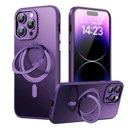 360 Rotating MagSafe Magnetic Skin Feel Phone Case, For iPhone 14 Pro Max, For iPhone 14 Pro, For iPhone 14 Plus, For iPhone 14