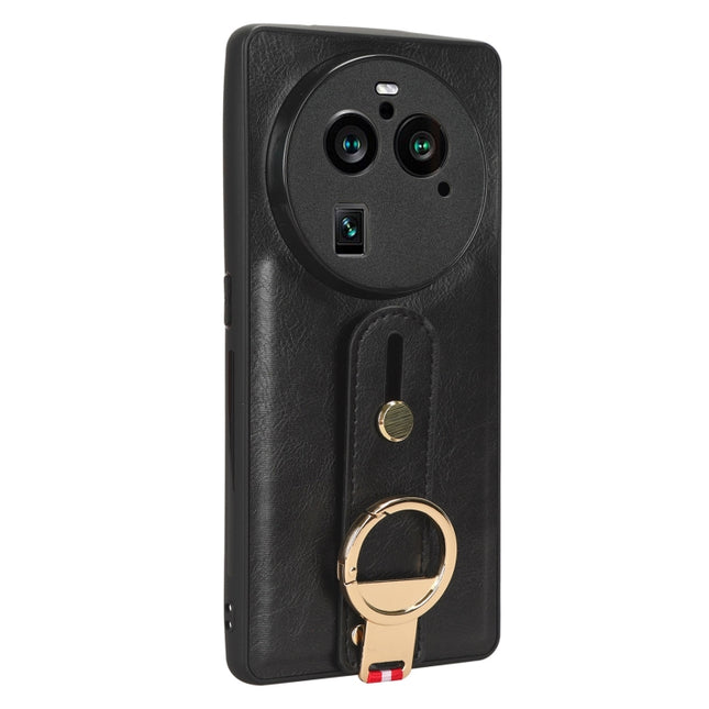 Wristband Leather Back Phone Case, For OPPO Find X6 Pro 5G, For Realme C55