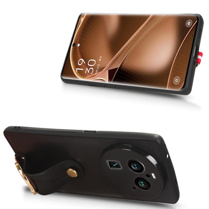Wristband Leather Back Phone Case, For OPPO Find X6 Pro 5G, For Realme C55