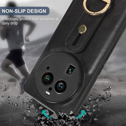 Wristband Leather Back Phone Case, For OPPO Find X6 Pro 5G, For Realme C55
