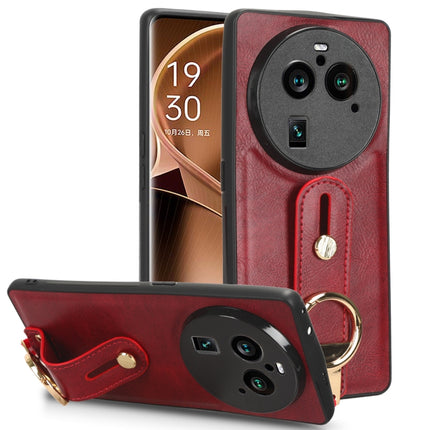 Wristband Leather Back Phone Case, For OPPO Find X6 Pro 5G, For Realme C55
