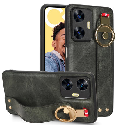 Wristband Leather Back Phone Case, For OPPO Find X6 Pro 5G, For Realme C55
