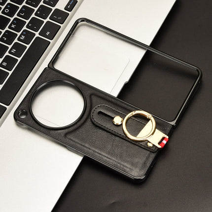 Wristband Leather Back Phone Case, For OPPO Find N3 / OnePlus Open, For OPPO Find N2, For OPPO Find N, For OPPO Find X6 5G