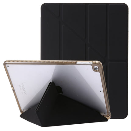 Clear Acrylic Deformation Leather Tablet Case, For iPad Pro 11 2022 / 2021 / 2020, For iPad Air / Air 2 / 9.7 2018 / 2017