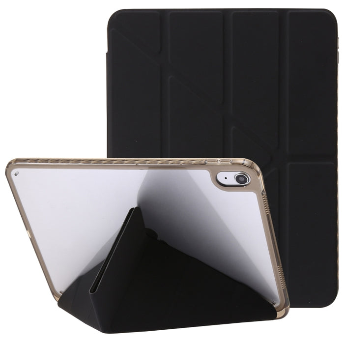 Clear Acrylic Deformation Leather Tablet Case, For iPad 10th Gen 10.9 2022, For iPad Pro 12.9 2022 / 2021 / 2020