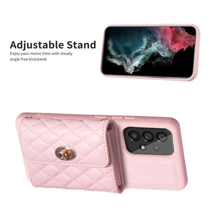 Horizontal Metal Buckle Wallet Rhombic Leather Phone Case, For Samsung Galaxy A53 5G, For Samsung Galaxy A54 5G