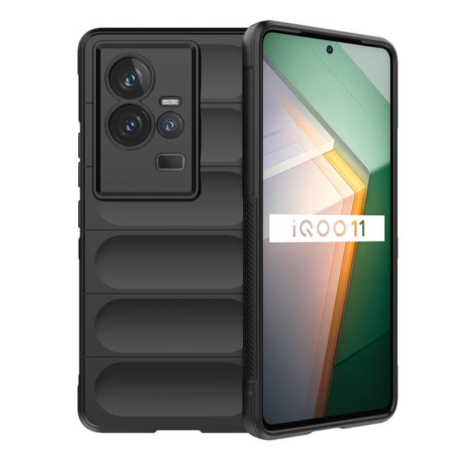 Magic Shield TPU + Flannel Phone Case, For vivo iQOO 11 5G, For vivo iQOO 11 Pro 5G