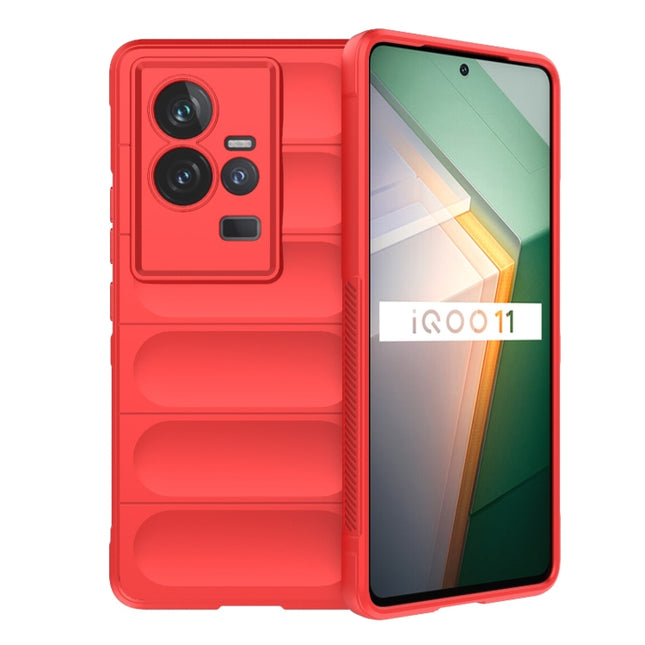 Magic Shield TPU + Flannel Phone Case, For vivo iQOO 11 5G, For vivo iQOO 11 Pro 5G