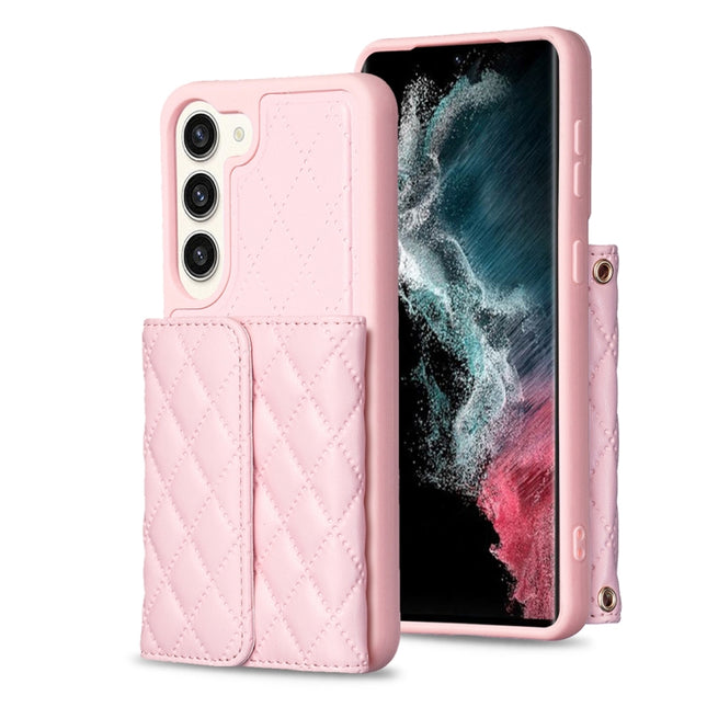 Horizontal Wallet Rhombic Leather Phone Case, For Samsung Galaxy S23+ 5G, For Samsung Galaxy S23 Ultra 5G, For Samsung Galaxy S22 Ultra 5G, For Samsung Galaxy S21 FE 5G
