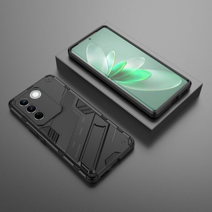 Punk Armor 2 in 1 PC + TPU Shockproof Phone Case with Invisible Holder, For vivo S16 Pro 5G, For OnePlus 11 5G