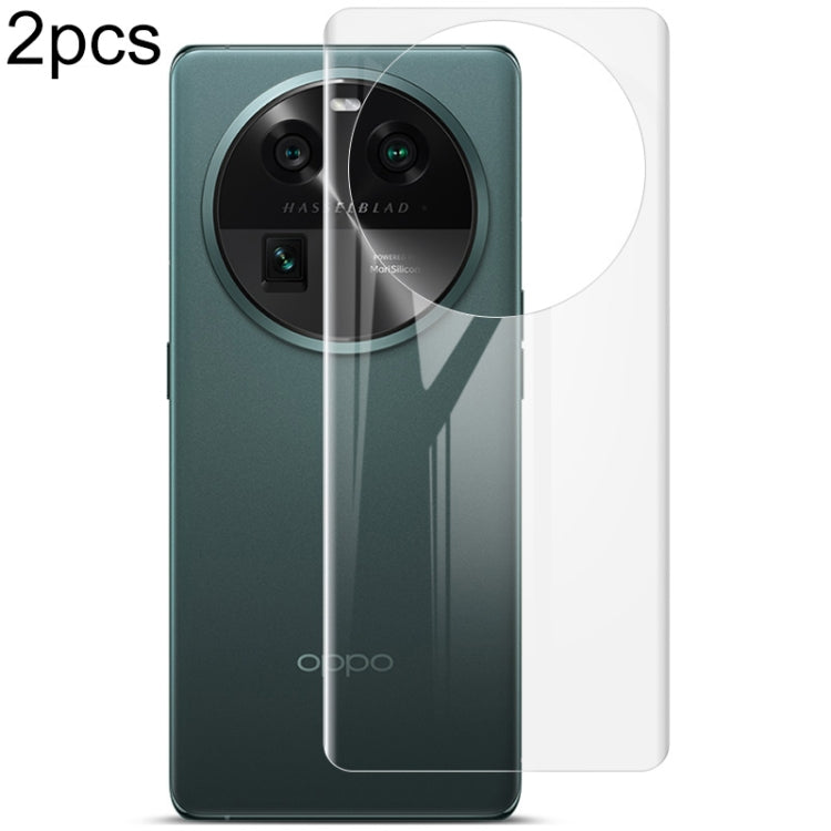 2pcs imak Curved Hydrogel Film Pnone Back Protector, For Huawei P60 / P60 Pro, For OnePlus Ace 2 / 11R 5G, For OnePlus 11 5G, For OPPO Find X6 5G, For OPPO Find X6 Pro 5G