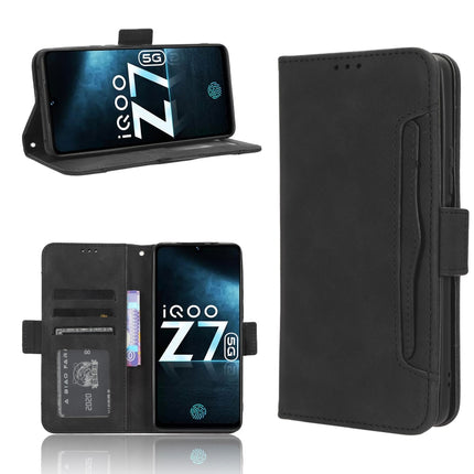Skin Feel Calf Texture Card Slots Leather Phone Case, For Tecno Spark 10 5G, For Tecno Spark 10 Pro / K17, For Tecno Spark 10C, For vivo iQOO Z7x