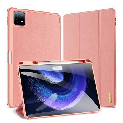 DUX DUCIS Domo Series Magnetic Flip Leather Tablet Case, For Xiaomi Pad 7S Pro 12.5, For Xiaomi Redmi Pad 2, For Xiaomi Redmi Pad SE, For Xiaomi Pad 6 Pro / Pad 6