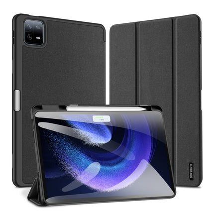 DUX DUCIS Domo Series Magnetic Flip Leather Tablet Case, For Xiaomi Pad 7S Pro 12.5, For Xiaomi Redmi Pad 2, For Xiaomi Redmi Pad SE, For Xiaomi Pad 6 Pro / Pad 6