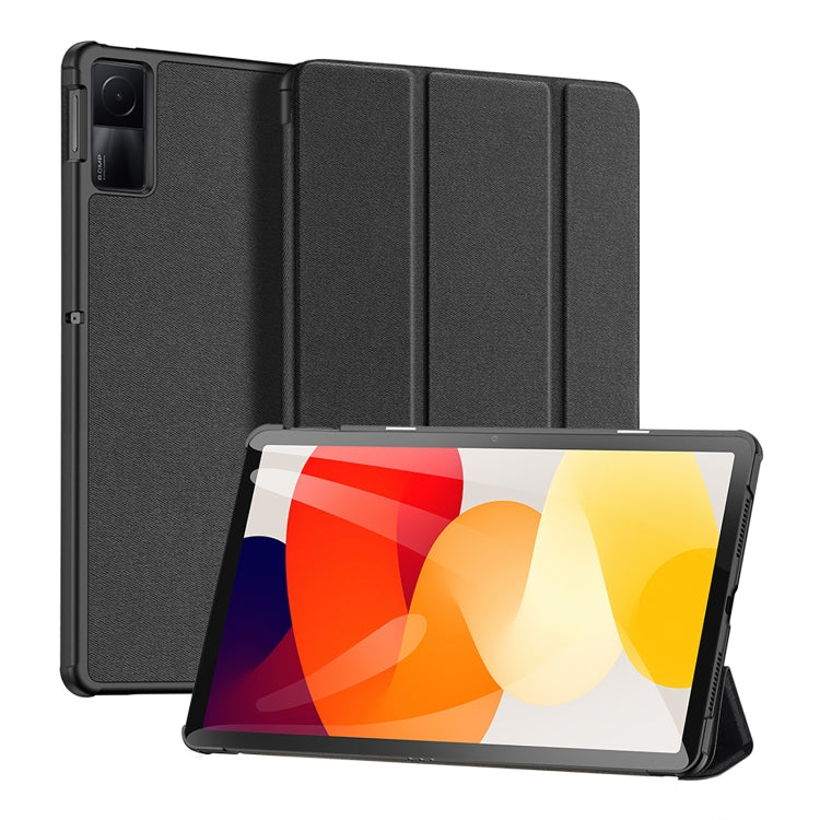 DUX DUCIS Domo Series Magnetic Flip Leather Tablet Case, For Xiaomi Pad 7 / 7 Pro, For Xiaomi Redmi Pad SE 4G, For Xiaomi Redmi Pad SE, For Xiaomi Pad 6 Pro / Pad 6